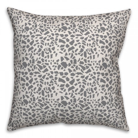 Terrazzo in Gray Pillow