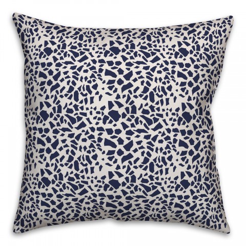 Terrazzo in Navy Pillow