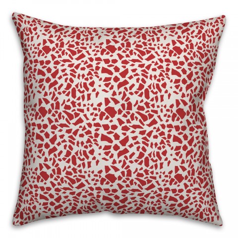 Terrazzo in Red Pillow
