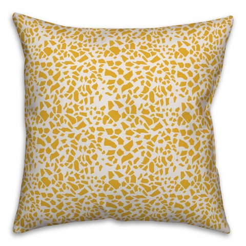 Terrazzo in Yellow Pillow