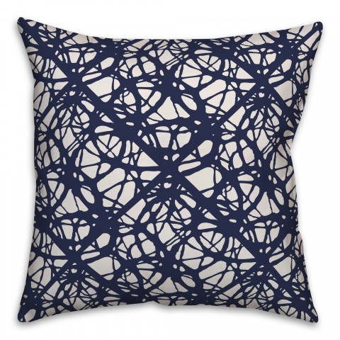 Webby in Blue Pillow