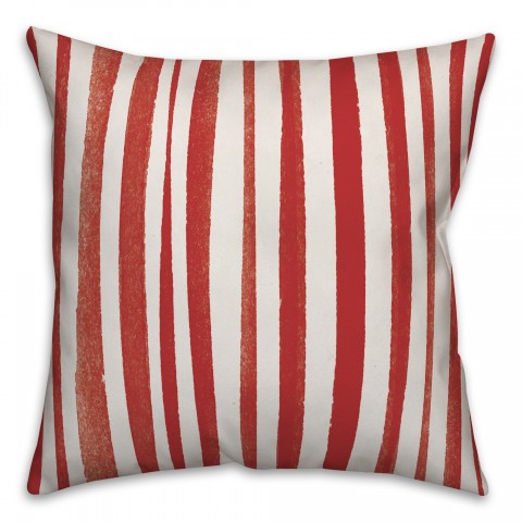 Zebra Stripes in Red Pillow
