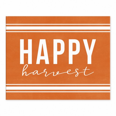 Happy Harvest 8x10 Tabletop Canvas