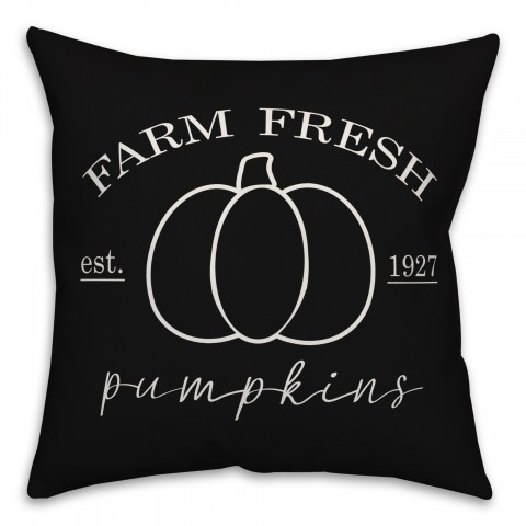 Farm Fresh Pumpkins Pillow