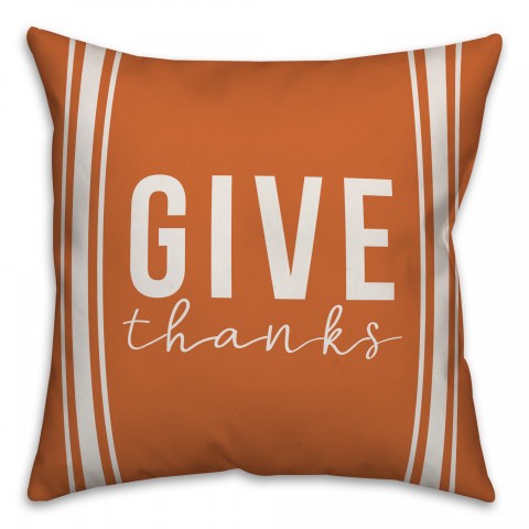 Give Thanks Pillow