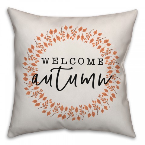 Welcome Autumn Pillow
