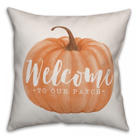 Welcome to Our Patch Pillow