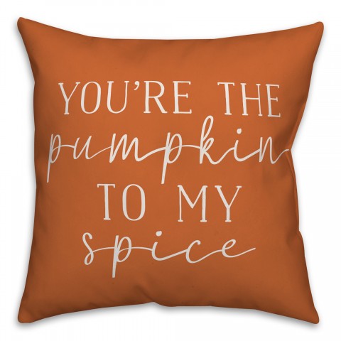 You're the Pumpkin to My Spice Pillow