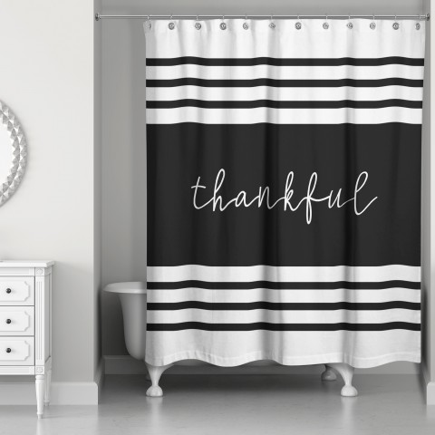 Thankful 71x74 Shower Curtain