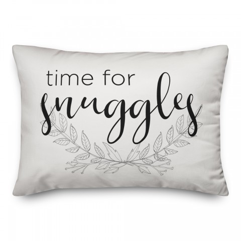 Time for Snuggles 14x20 Spun Poly Pillow Cover