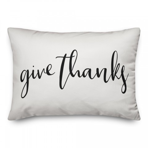 Give Thanks Pillow