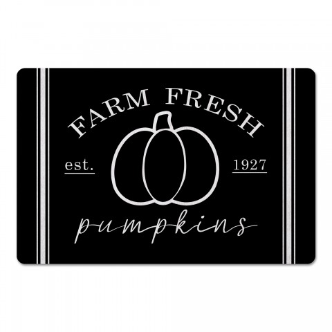 Farm Fresh Pumpkins 27x18 Floor Mat