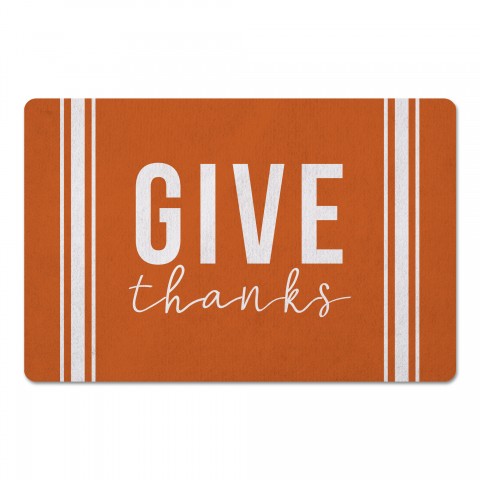 Give Thanks 27x18 Floor Mat