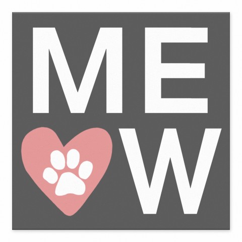 Meow 6x6 Tabletop Canvas