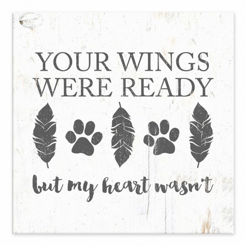 Your Wings were Ready 6x6 Tabletop Canvas