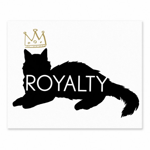 Royalty Cat 8x10 Tabletop Canvas