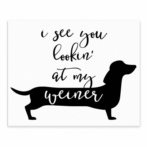 I See You Looking 8x10 Tabletop Canvas