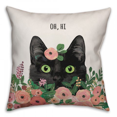 Oh, Hi 18x18 Spun Poly Pillow