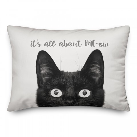 It's All About ME-ow 14x20 Spun Poly Pillow