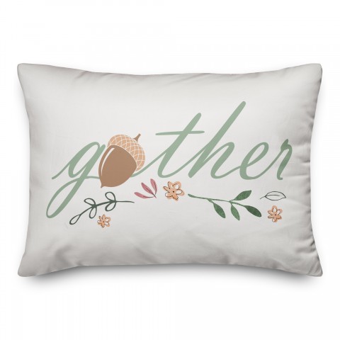 Gather Acorn 14x20 Spun Poly Pillow