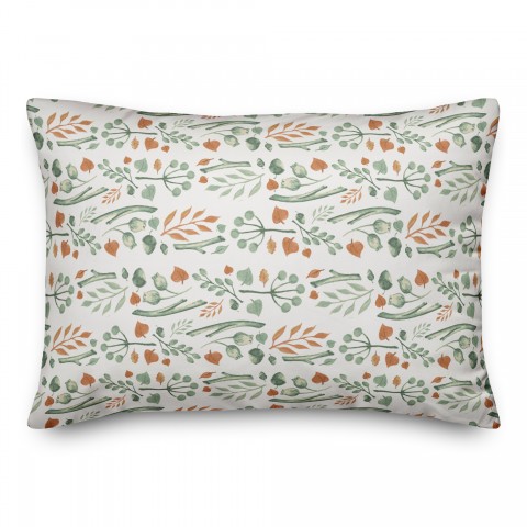 Fall Pattern 14x20 Spun Poly Pillow