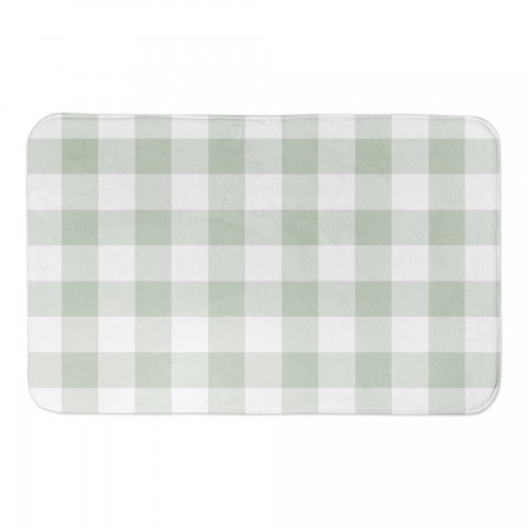 Sage Buffalo Check  34x21 Bath Mat