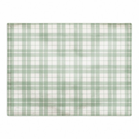 Sage Plaid 18x14 Poly Twill Placemat