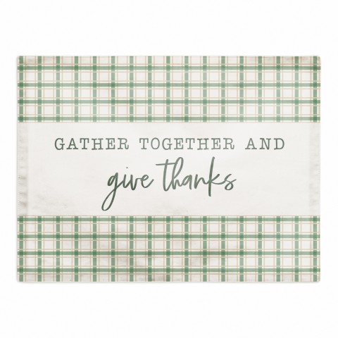 Gather Together and Give Thanks 18x14 Poly Twill Placemat