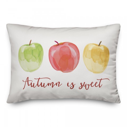 Autumn is Sweet Apples Pillow