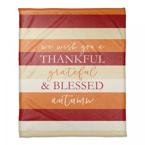 Autumn Wishes 50x60 Coral Fleece Blanket