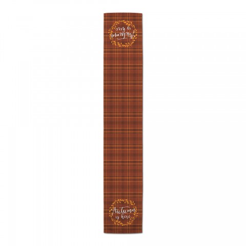 Autumn is Here Plaid Runner