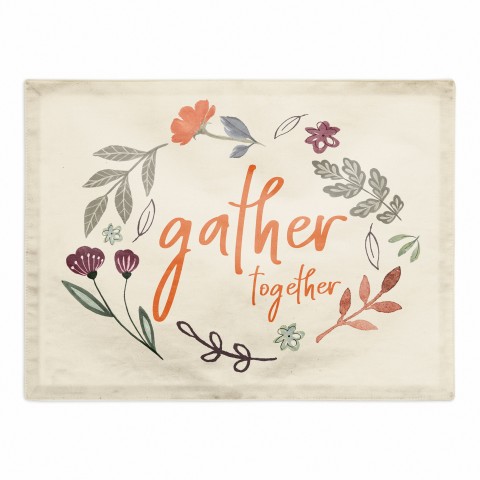 Gather Together 18x14 Poly Twill Placemat