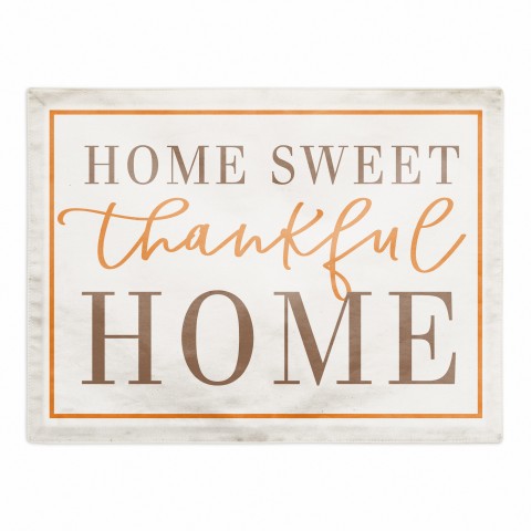 Home Sweet Thankful Home 18x14 Poly Twill Placemat