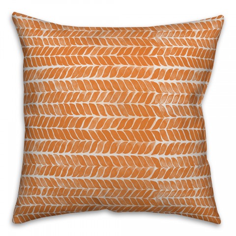 Autumn Herringbone Pillow
