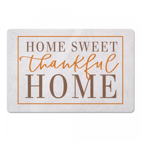 Home Sweet Thankful Home 27x18 Floor Mat