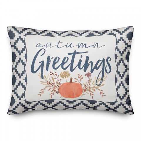 Autumn Greetings 14x20 Spun Poly Pillow Cover