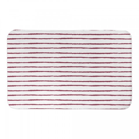 Sketchy Stripe 34x21 Bath Mat