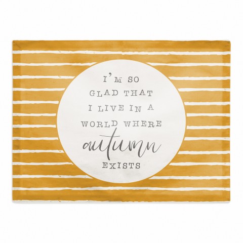 A World Where Autumn Exists 18x14 Poly Twill Placemat
