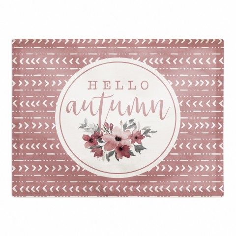 Hello Autumn Boho 18x14 Poly Twill Placemat