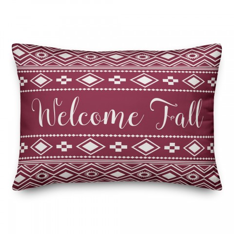 Welcome Fall 14x20 Spun Poly Pillow Cover