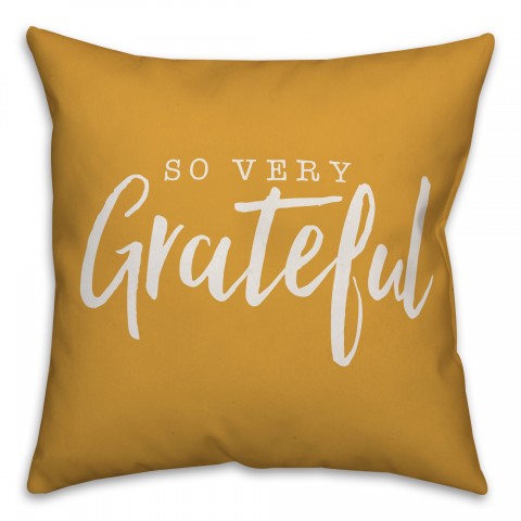 So very Grateful Pillow