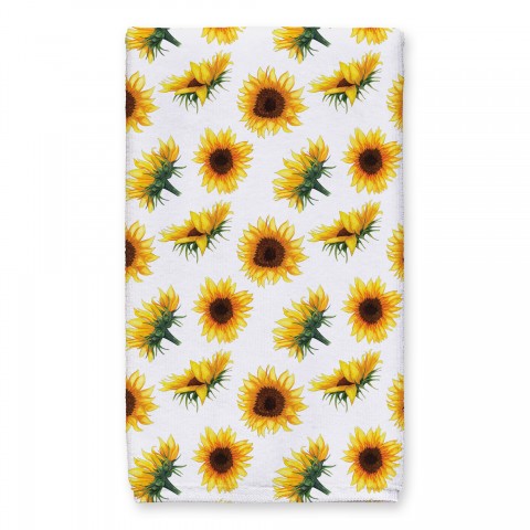 Sunflower Print 16x25 Towel