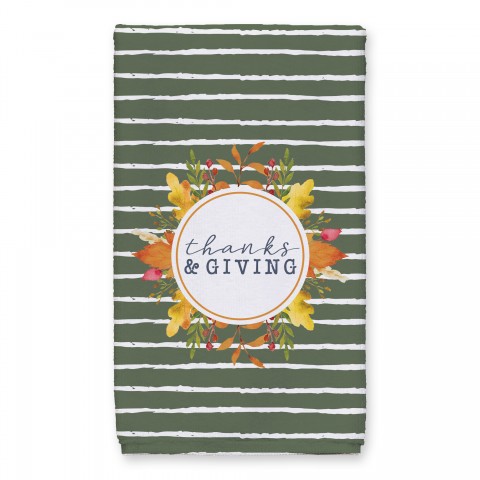 Thanks & Giving 16x25 Towel