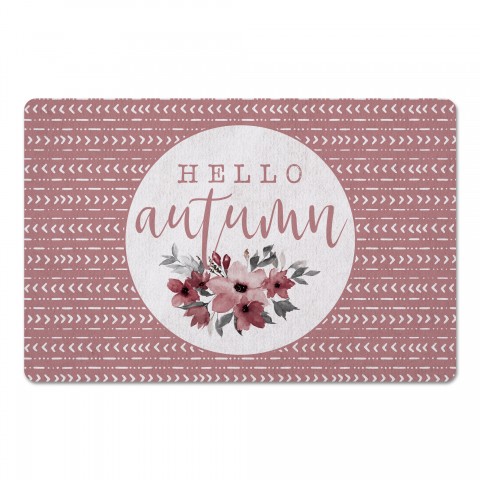 Hello Autumn 27x18 Floor Mat