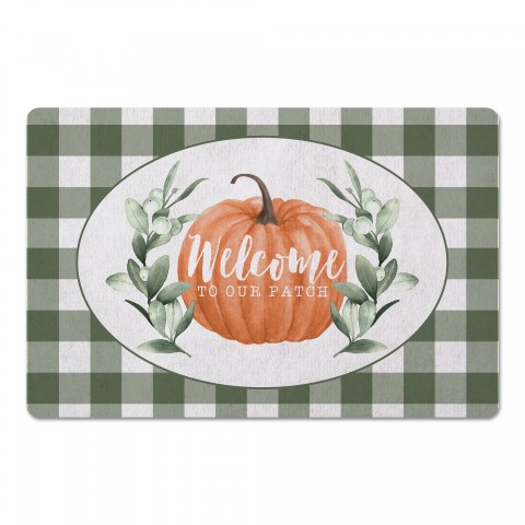 Welcome Pumpkin 27x18 Floor Mat