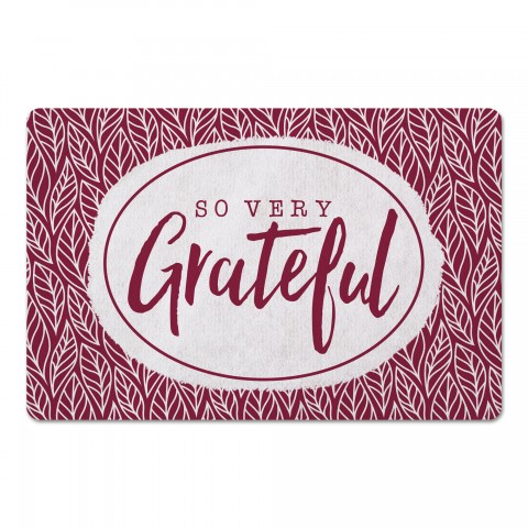 So very grateful 27x18 Floor Mat