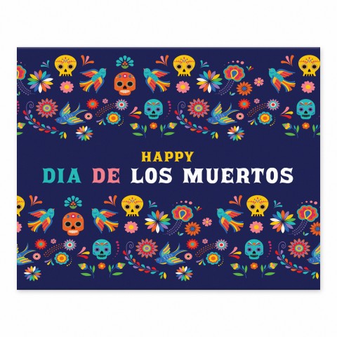 Happy Dia De Los Muertos 8x10 Tabletop Canvas