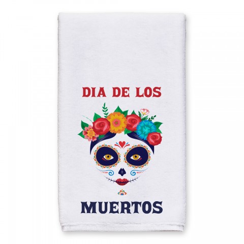 Dia De Los Muertos Lady Skull 16x25 Towel
