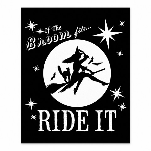 If the Broom Fits 8x10 Tabletop Canvas