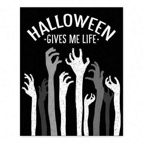 Halloween Gives Me Life 8x10 Tabletop Canvas